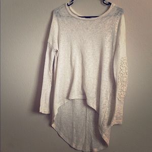 Very cute long sleeve-crochet elbows